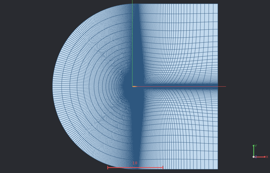 Elliptic solver로 생성한 C-grid